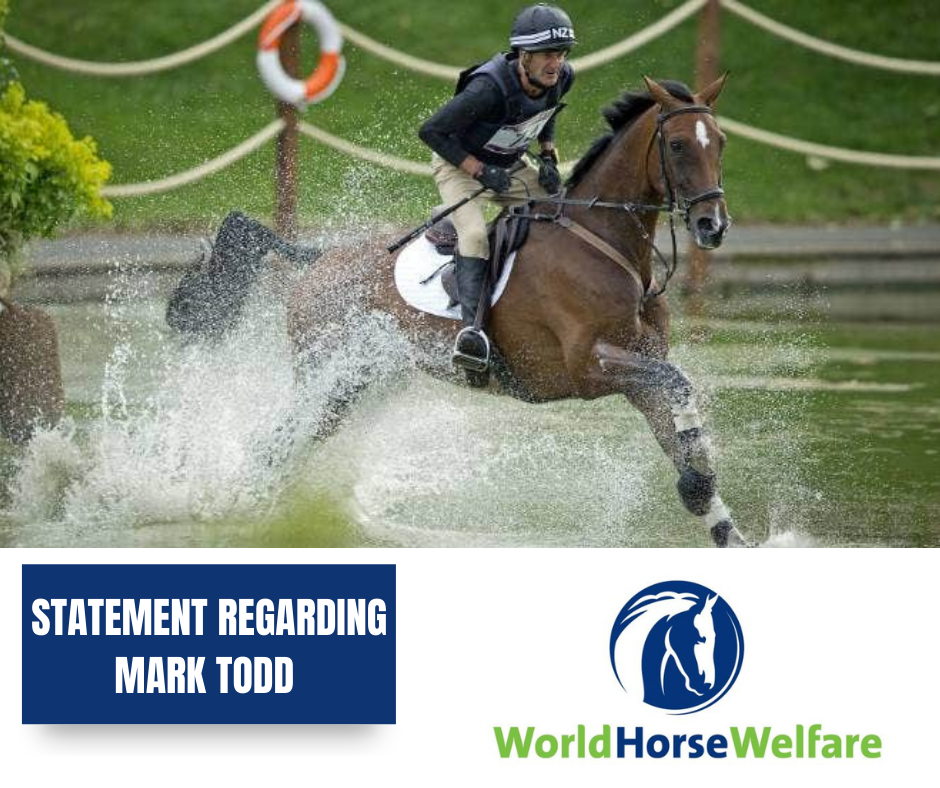Mark Todd video - Statement from World Horse Welfare